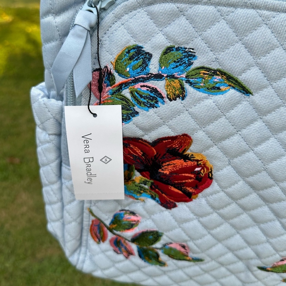 Vera Bradley Campus Backpack Sea Air Floral NWT - Picture 10 of 11